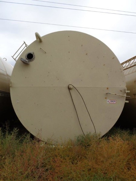 DUE-42478 400 BBL Skidded Upright Storage Tank